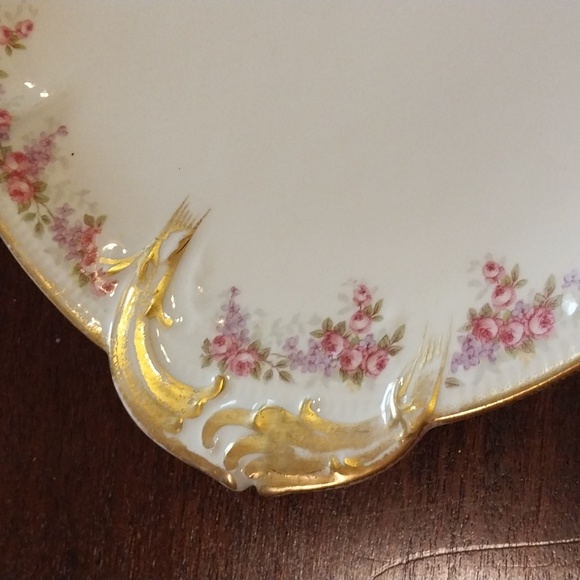 Limoges large porcelain plater - Picture 5 of 10